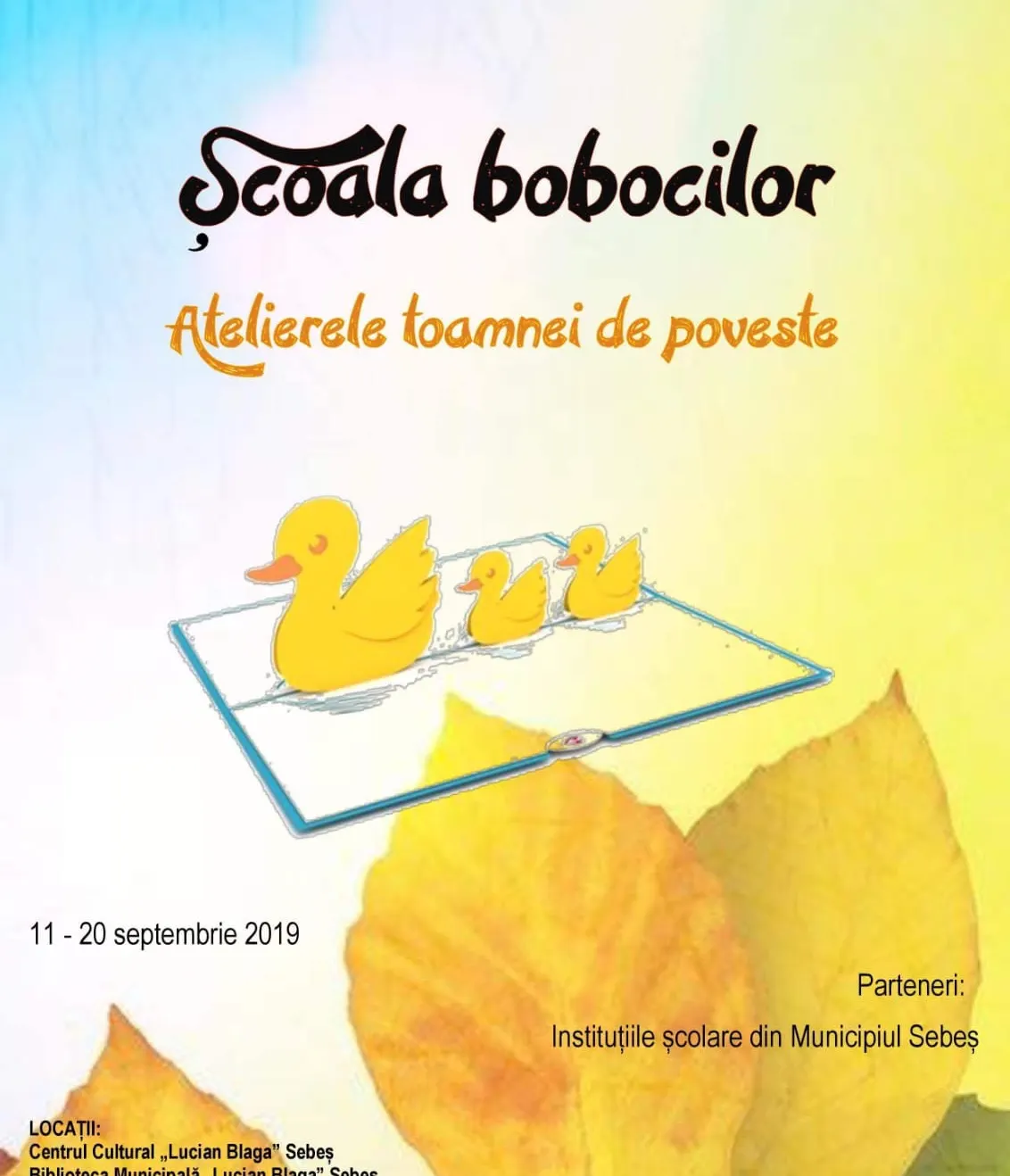 Afis Scoala bobocilor