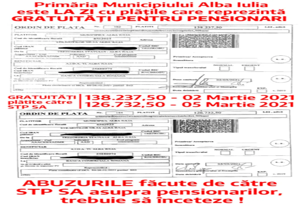 Abuzurile STP SA trebuie să înceteze. PENSIONARII AU DREPTUL LA GRATUITATE PENTRU TRANSPORTUL ÎN COMUN