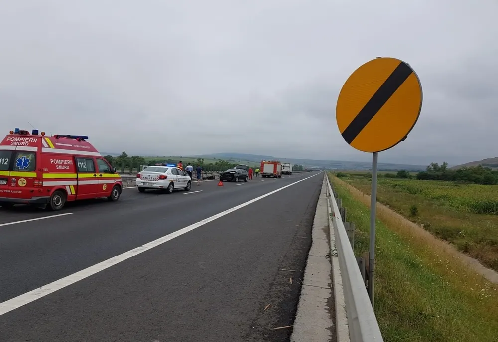 Accident mortal pe autostrada A10 Aiud- Turda