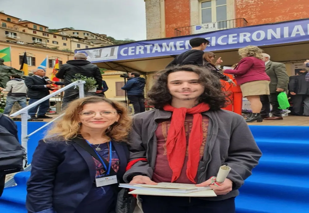 Un elev al Colegiului Național ,,Titu Maiorescu" din Aiud în echipa României la Olimpiada Internațională de Limba și literatura latină Certamen Ciceronianum Arpinas, Mențiune de onoare