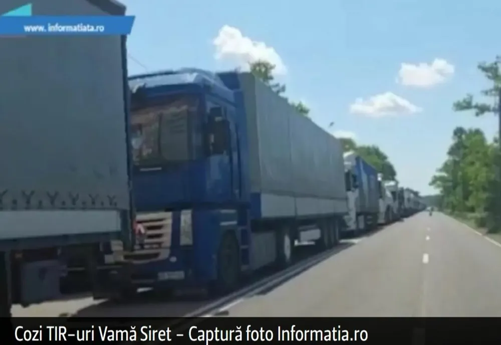 Cozi INFERNALE, de peste 20 de kilometri, la Vama Siret
