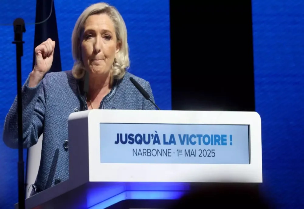 ȘEFA OPOZIȚIEI DIN FRANȚA, MARINE LE PEN, L-A FELICITAT PE GEORGE SIMION PENTRU VICTORIA ÎN ALEGERI