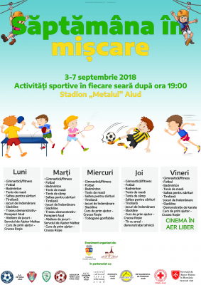 Afis Saptamana in miscare