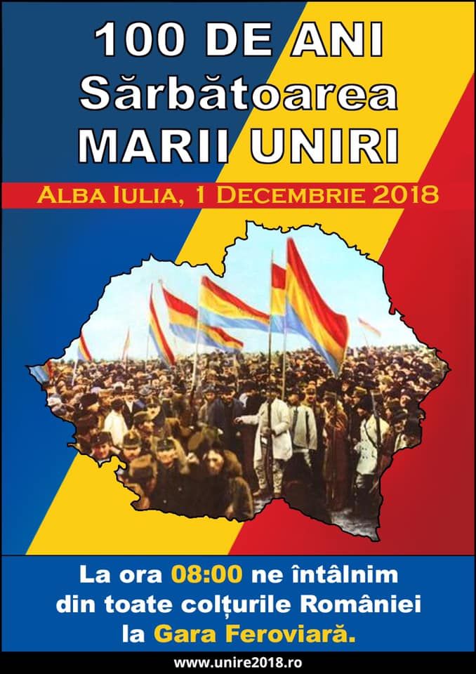Afis-Alba Iulia-Marsul Unirii