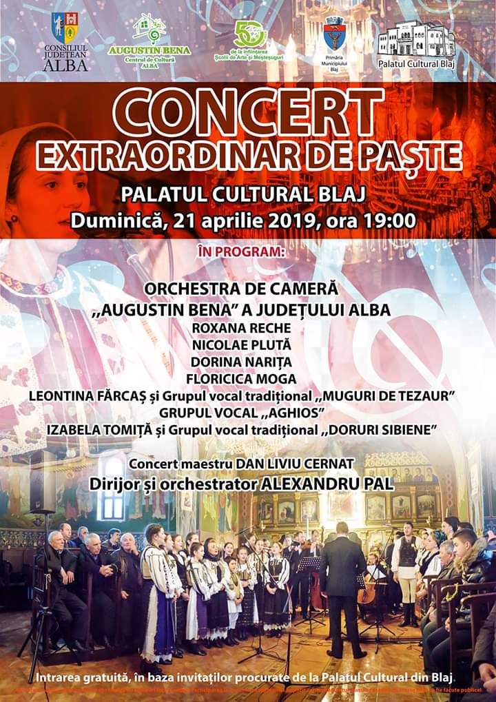 Afis concert pasti blaj