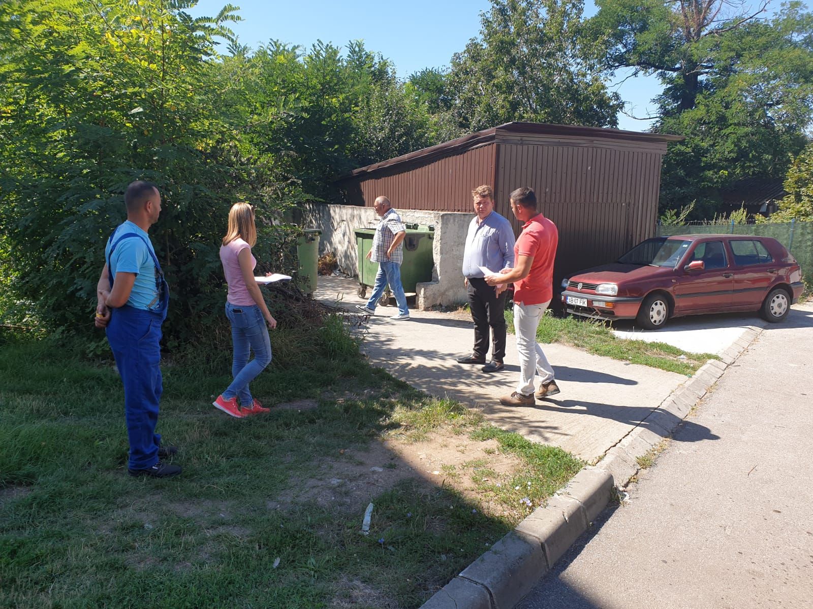 Predare amplasament ghene