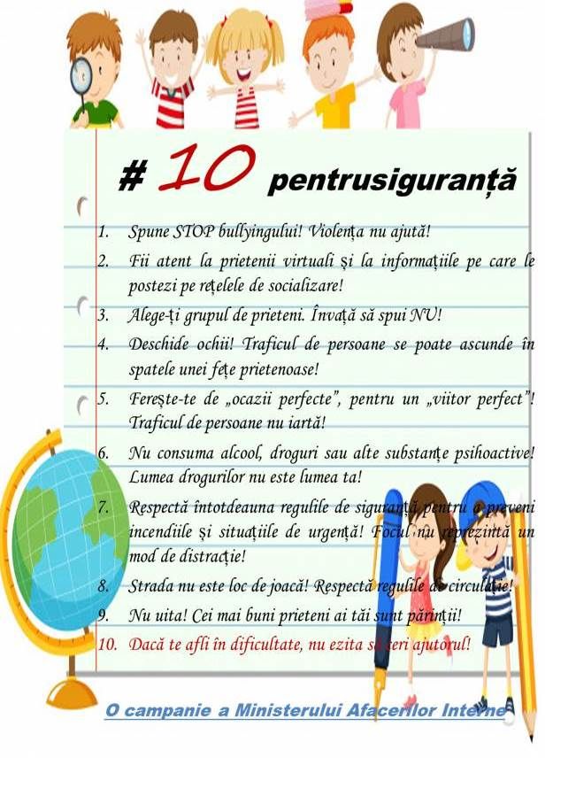 10 pentru sigurana pic