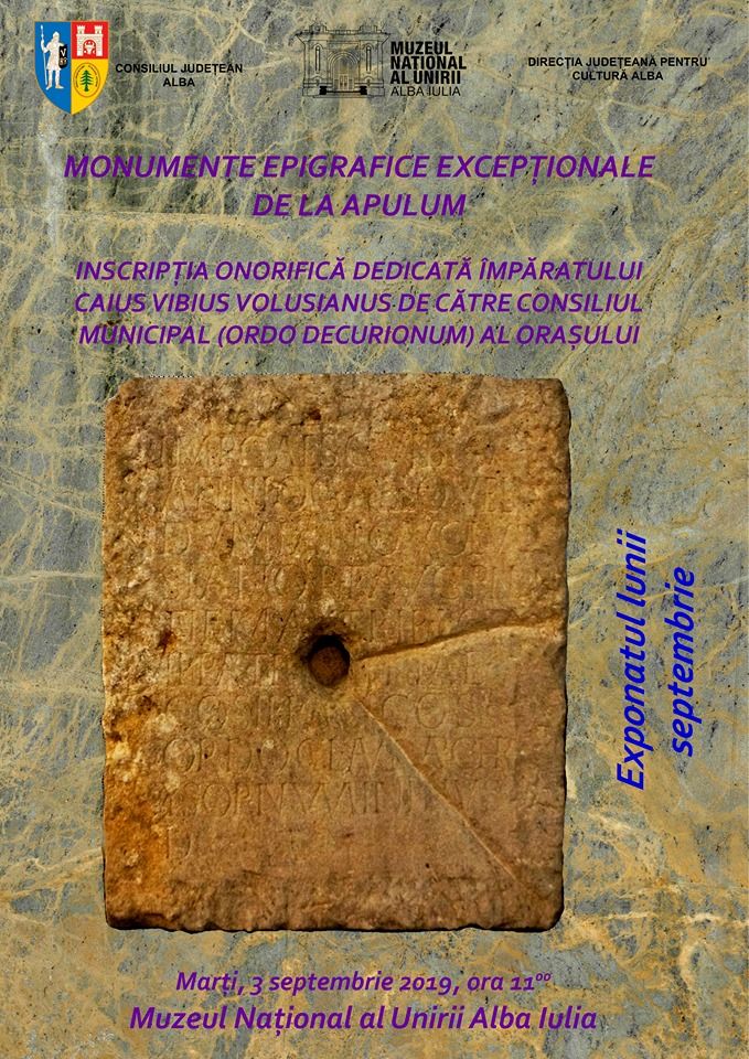 afis 2019 exponatul lunii septembrie