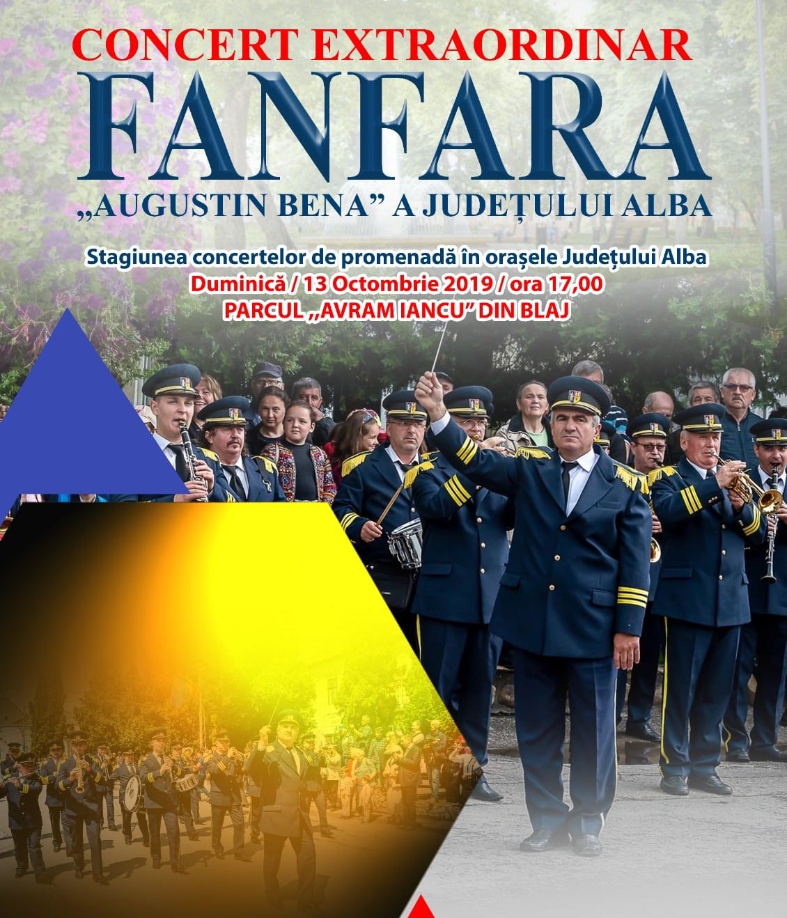 Afis Concert fanfara Blaj