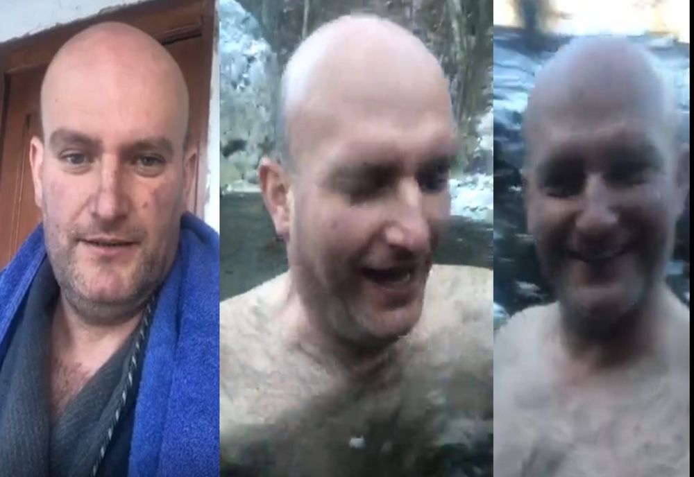 Video : Senzații TARI în apele înghețate ale Munților Apuseni