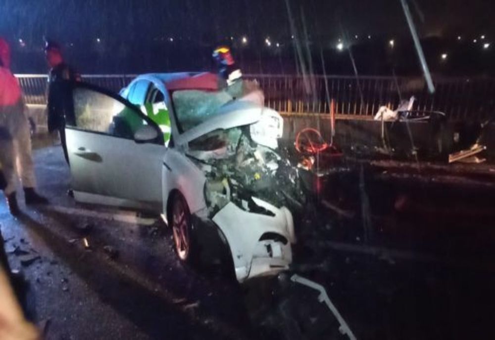 Șofer rănit într-un grav accident produs pe DN1 (VIDEO)