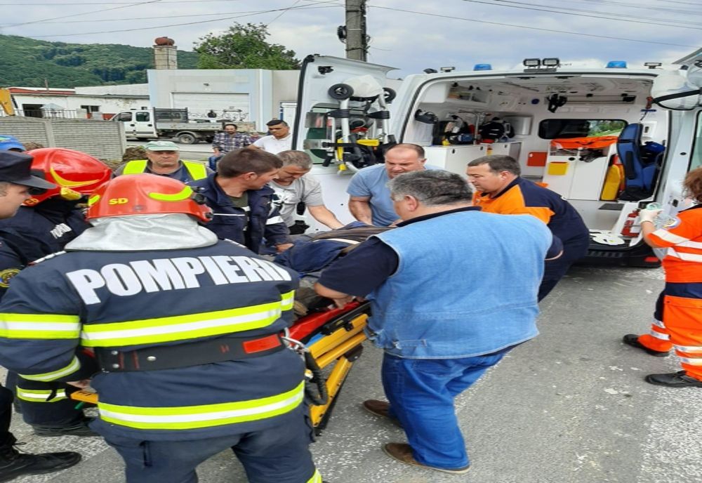Accident de muncă: un bărbat a fost strivit de o volă 