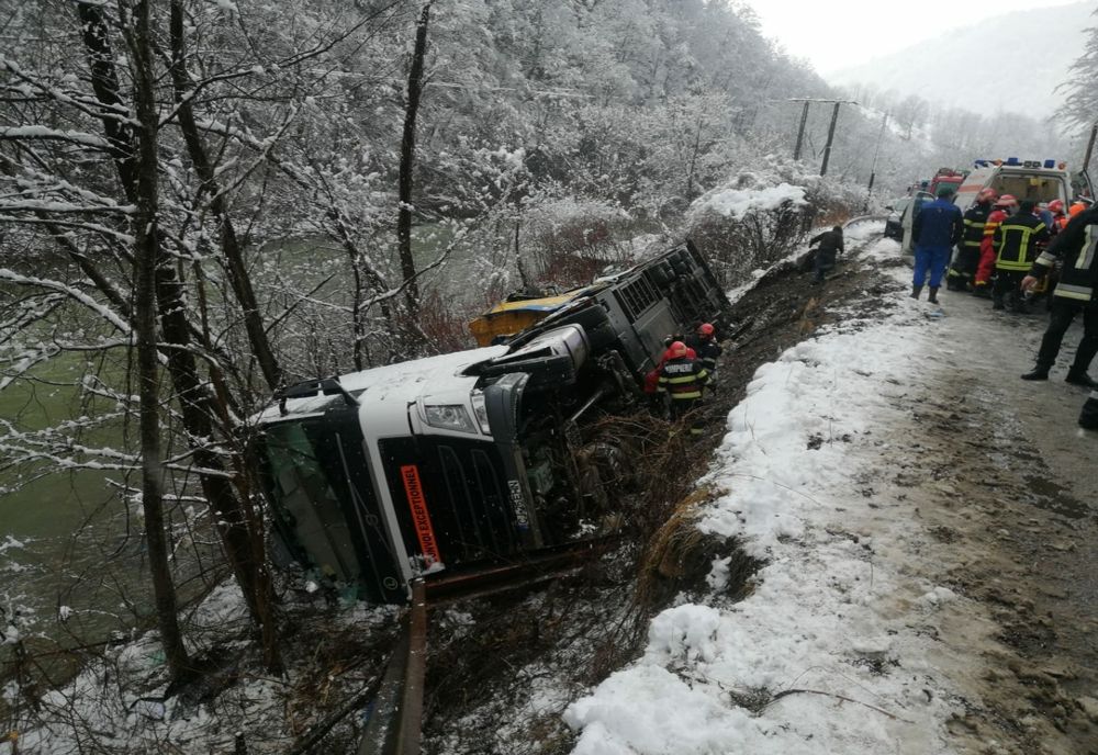 Accident rutier la Brăzești