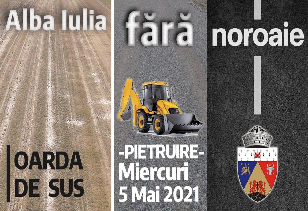 Acțiunea "Alba Iulia fără noroaie" a ajuns în cartierul Oarda de Sus