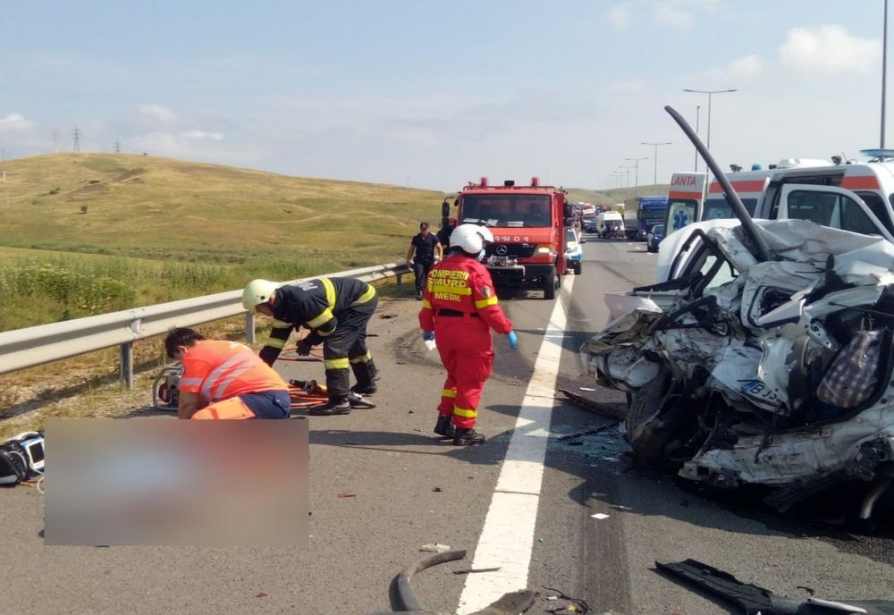 Grav accident pe A10! Un bărbat şi-a pierdut viaţa (VIDEO/FOTO)