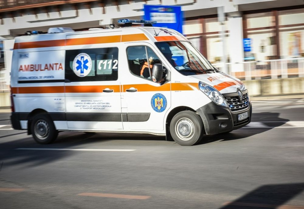 Pieton accidentat de un șofer fără experiență