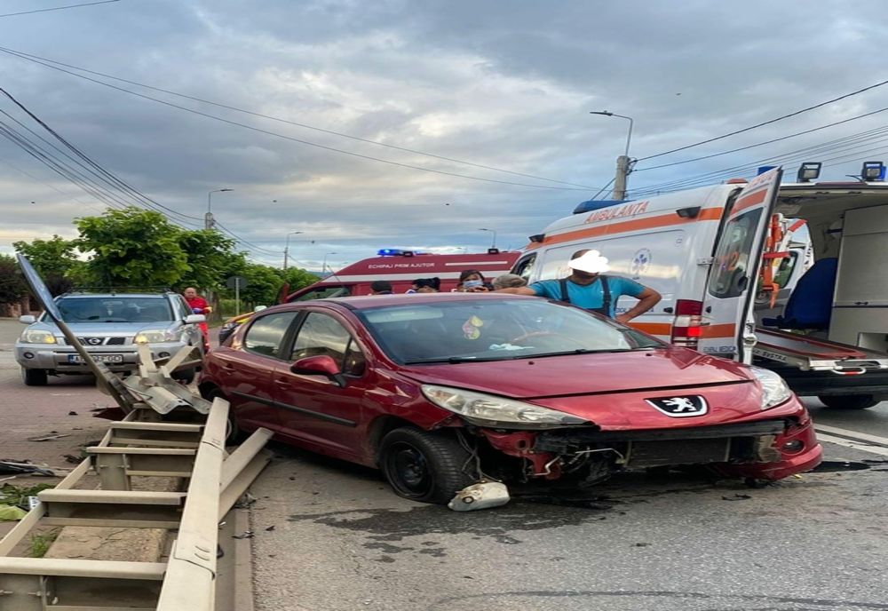 A ajuns la spital în urma unui accident produs pe o stradă din Alba Iulia