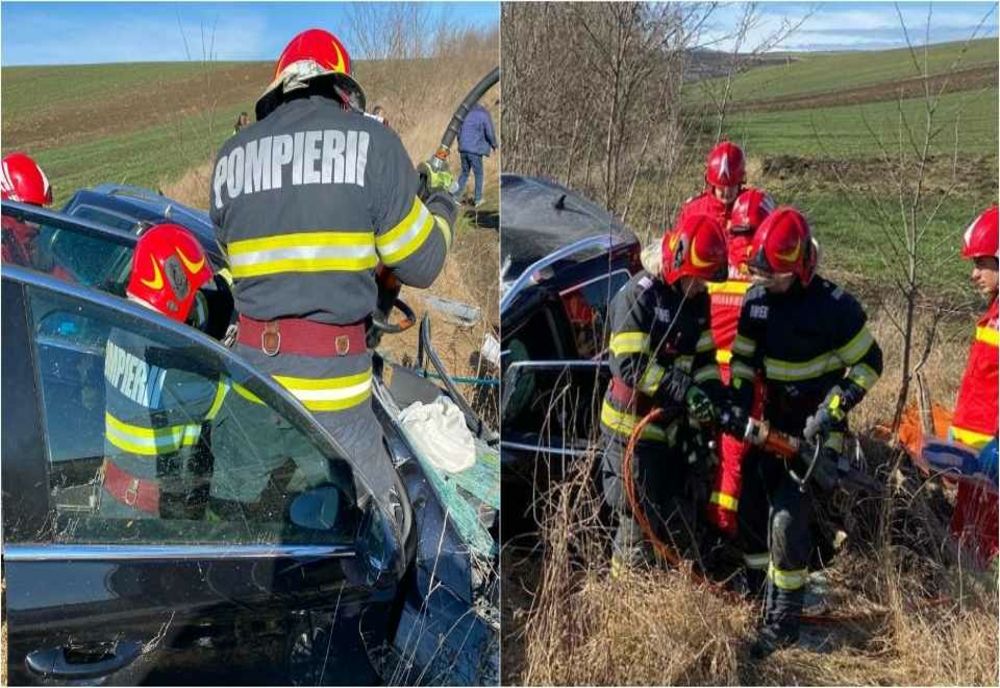 O „șoferiță” de 16 ani, transportată de urgență la Târgu Mureș cu elicopterul SMURD. Pasagera de 15 ani a ajuns la spital în Alba Iulia