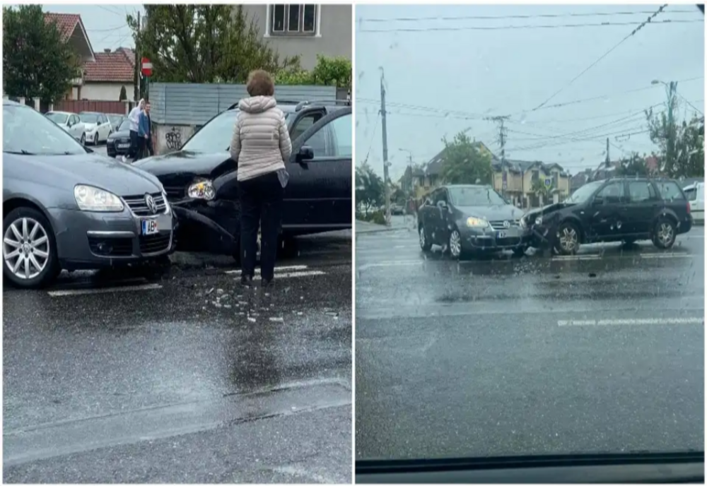 Autoturism din Alba, implicat într-un accident rutier la Cluj
