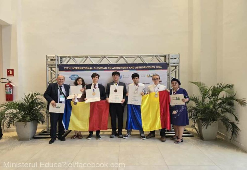 ROMÂNIA A OBŢINUT CINCI MEDALII LA OLIMPIADA INTERNAŢIONALĂ DE ASTRONOMIE ŞI ASTROFIZICĂ