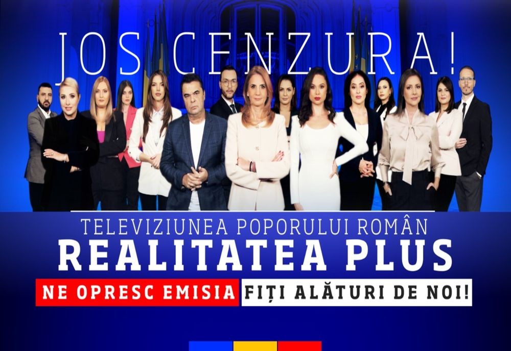 ANA MARIA PĂCURARU: REALITATEA CONTINUĂ LUPTA CU STATUL PARALEL. NU NE LĂSĂM INTIMIDAȚI! NU CEDĂM ȘANTAJULUI! SUNTEM SINGURA TELEVIZIUNE ALĂTURI DE ROMÂNI
