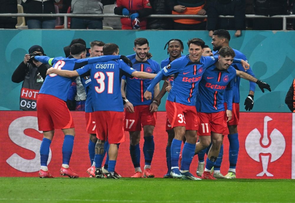 FOTBAL: VICTORIE FACILĂ PENTRU FCSB, LA BISTRIȚA, ÎN CUPA ROMÂNIEI