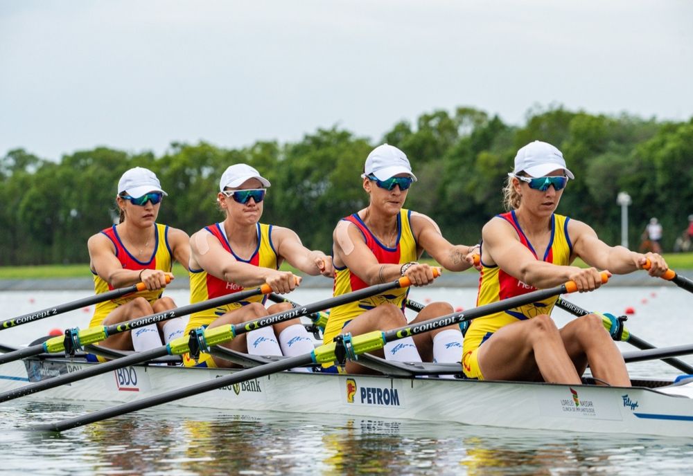 CANOTAJ: AUR ȘI ARGINT PENTRU ROMÂNIA LA DUBLU RAME, LA MONDIALELE DE LA SHANGHAI