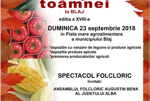 În week-end, la Blaj, Bogăţiile toamnei