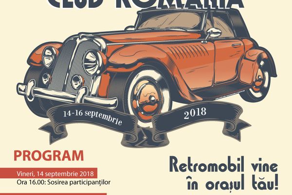 Retromobilul ajunge sâmbătă la Sebeș
