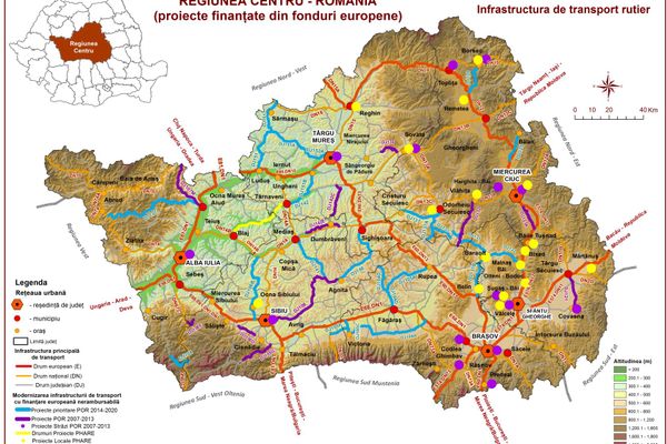 700 de kilometri de drumuri au fost modernizate prin fonduri europene gestionate de ADR Centru