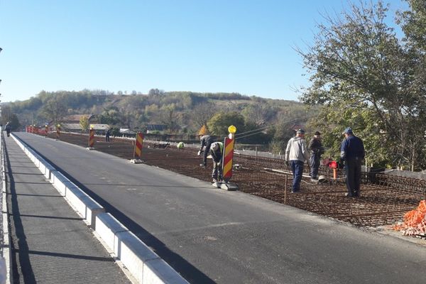 Circulația rutieră închisă pe Podul Vezii din Blaj