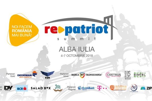 Summitul RePatriot (4-7 octombrie 2018): „Noi facem România mai bună!”