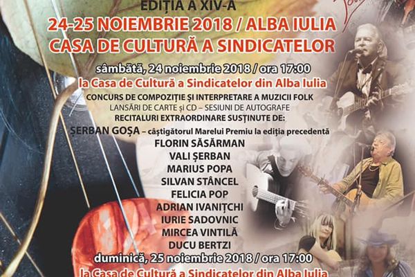 Festivalul de Folk „Ziua de Mâine” – două zile unice cu folk de calitate la Alba Iulia