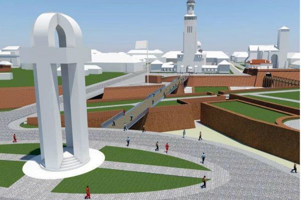 Stadiul Monumentului Marii Uniri de la Alba Iulia