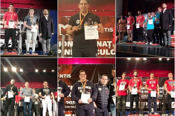 Sportivii legitimați la CS Unirea Alba Iulia, șase medalii de aur la Campionatul Național de Powerlifting
