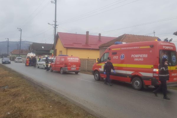 FOTO: Accident rutier în localitatea Șard