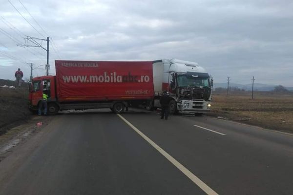 Accident pe şoseaua ocolitoare a municipiului Alba Iulia