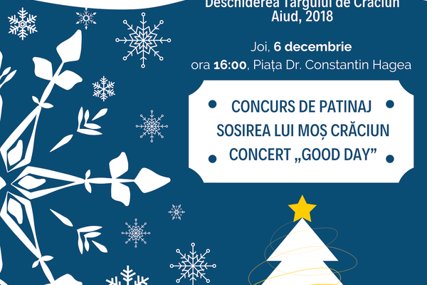 Deschiderea oficială a Târgului de Crăciun din Aiud