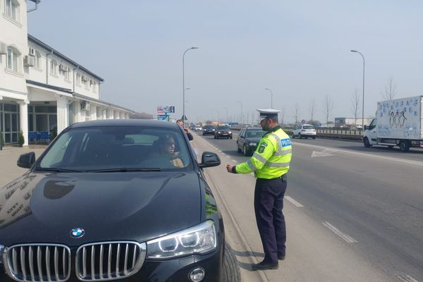 Bucureștean prins conducând sub influenţa băuturilor alcoolice