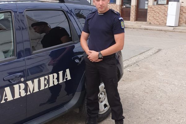 Student în practică la Inspectoratul de Jandarmi Județean Alba