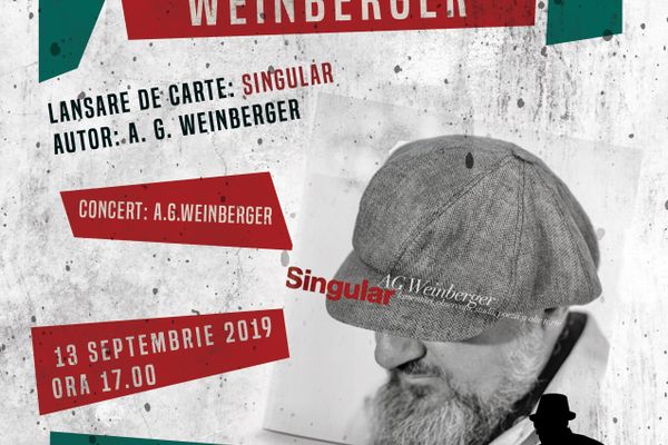 A.G. Weinberger își lansează cartea „Singular” la Alba Iulia
