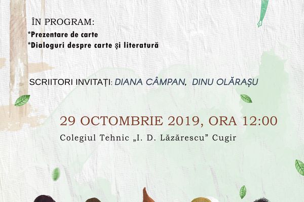 Caravana literară scriitori în școală poposește la Cugir