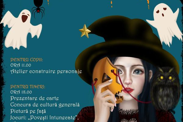 Petrecere de Halloween la Biblioteca Județeană ,,Lucian Blaga” Alba