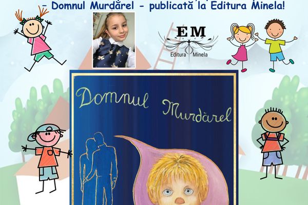 Micuța scriitoare Eva Anastasia Maria Curea lansează prima ei carte