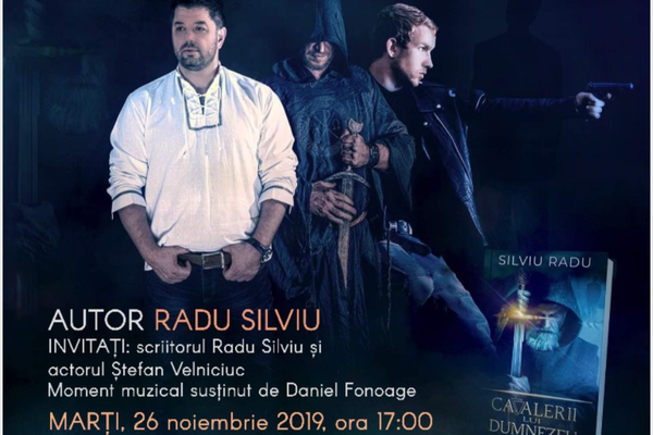 Radu Silviu își lansează la Alba Iulia cea mai recentă carte