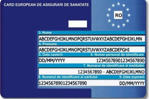 Se reia procedura de tipărire și distribuire a cardurilor europene de sănătate