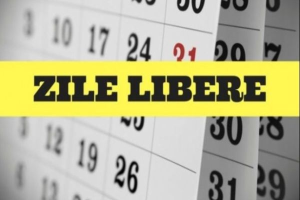 ZILE LIBERE în 2020, potrivit calendarului sărbătorilor legale!