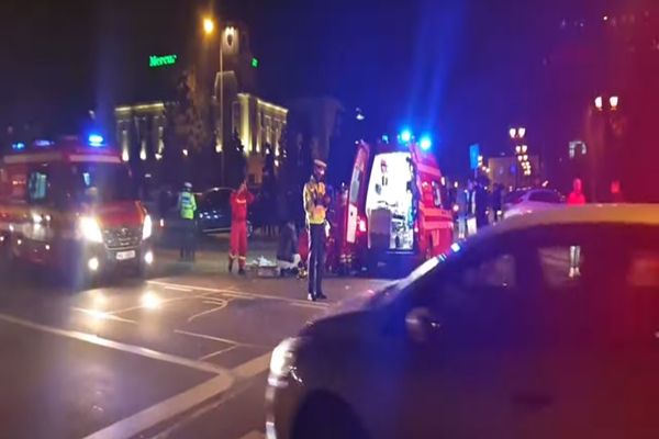 Tragedie în Alba Iulia! Un bărbat a murit după ce a fost acroșat de o mașină în centrul orașului