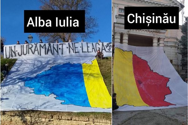 Unioniștii au rupt harta României Mari în două
