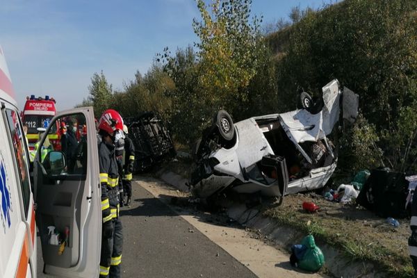 Bilanțul victimelor accidentului de pe A1 (FOTO)